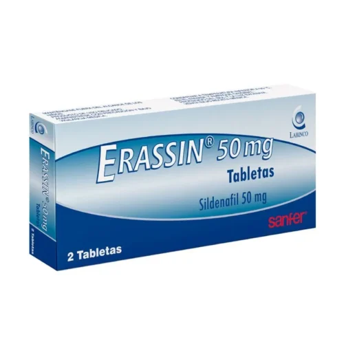 ERASSIN SILDENAFILO 50 MG CJA X 2 TBS