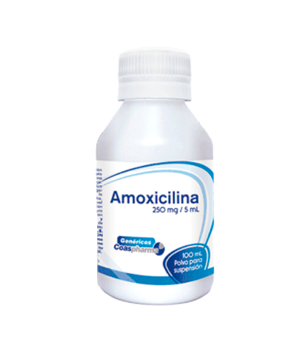 AMOXICILINA 250MG/5ML POLVO FCO * 100 ML