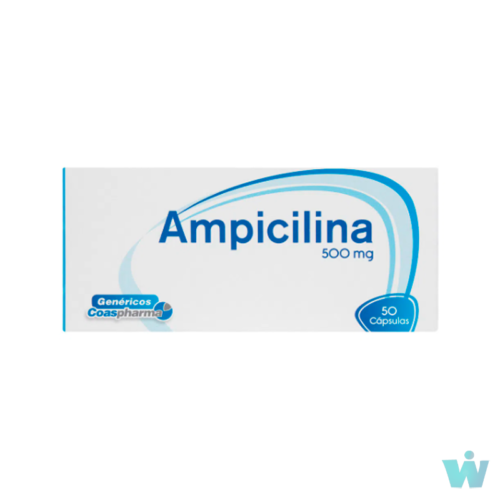AMPICILINA 500 MG X 50 CPS
