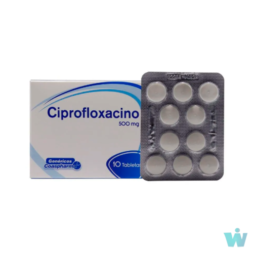 CIPROFLOXACINO 500 MG CJA x 10 TB