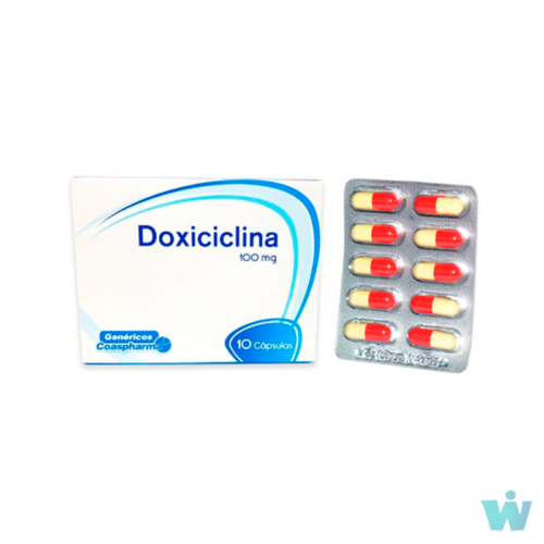 DOXICICLINA 100 MG CAPS * 10