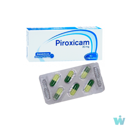 PIROXICAM 20MG CJA X 10 CPS