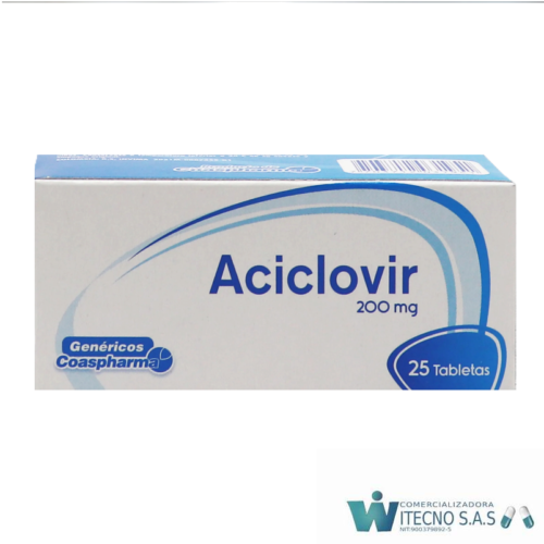 ACICLOVIR 200 MG X 25 TB