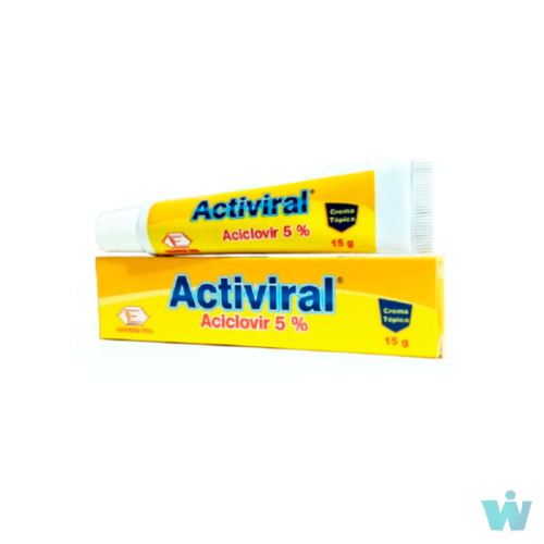 ACTIVIRAL 5% UNGÜENTO ( ACICLOVIR ) TUBO X 15 GR