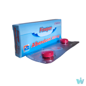 FINAPAR 200 MG TABLETAS ( ALBENDAZOL ) CAJA X 2 TABL