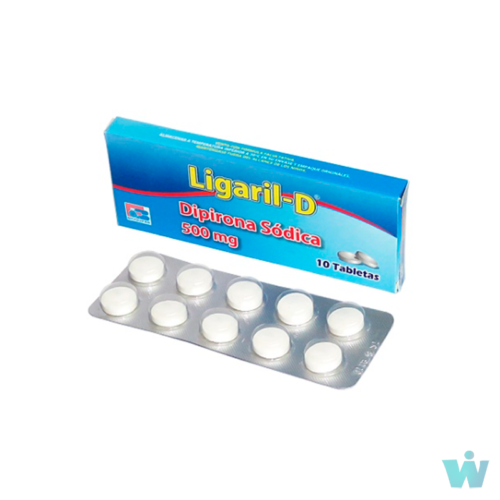 LIGARIL D 500 MG TABLETAS ( DIPIRONA ) CAJA X 10 TABL