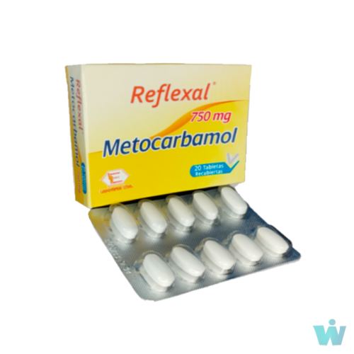 REFLEXAL 750 MG TABLETAS ( METOCARBAMOL ) CAJA X 20 TABL