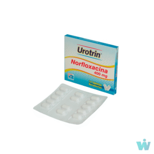UROTRIN 400 MG TABLETAS ( NORFLOXACINO ) CAJA X 14 TABL