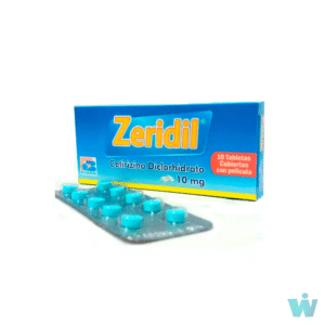 ZERIDIL 10 MG TABLETAS ( CETIRIZINA ) CAJA X 10 TABL