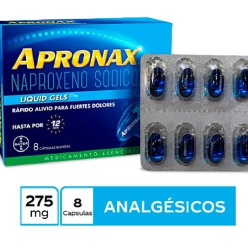 APRONAX CAPS LIQUIDA X 8 , 275 MG
