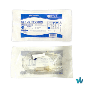 SET DE INFUSIÓN MACROGOTEO 10 GT/ML BEGUT SIN AGUJA