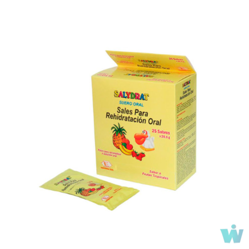 SALYDRAT SOBRES X 28 GR ( SALES DE REHIDRATACION ORAL ) CAJA X 25 SOBRES