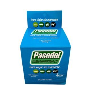 PASEDOL DIMENHIDRINATO CAJA X 25 SOBRES X 4 TB