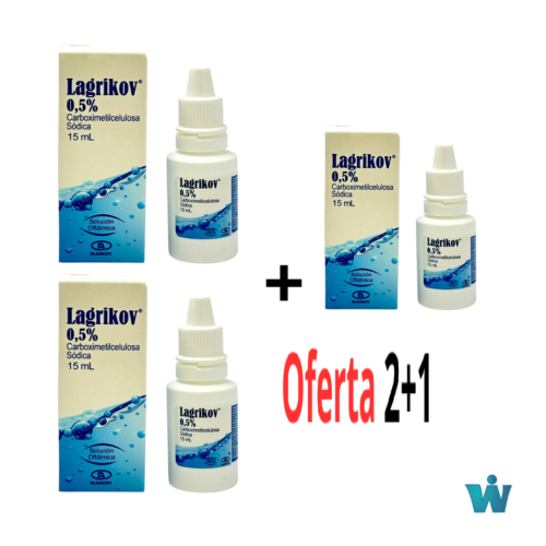 LAGRIKOV GOTAS CARBOMETIL CELULOSA SÓDICA OFERTA 2+1