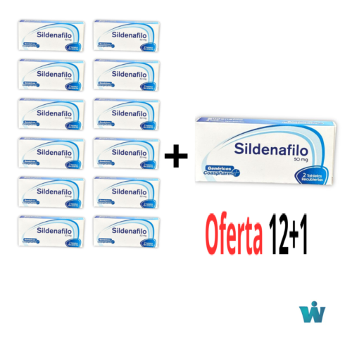 SILDENAFIL X 2 TB 50gr COAS 12+1
