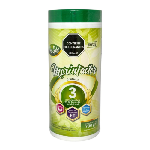 PRO-GOLD MORINFACTOR TARRO 700GR COLOSTRUM+ MORINGA +VITMINA Y MINERALES