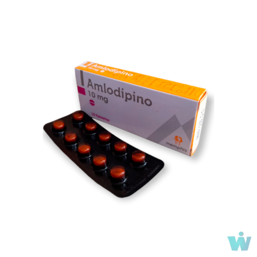 AMLODIPINO 10MG CJA X 10 TBS