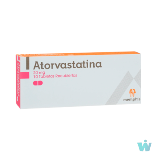 ATORVASTATINA 20MG X 10 TBS