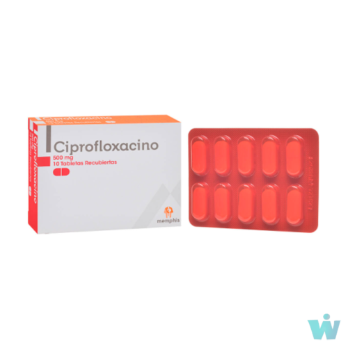 CIPROFLOXACINA 500 MG CJA X 10 TAB