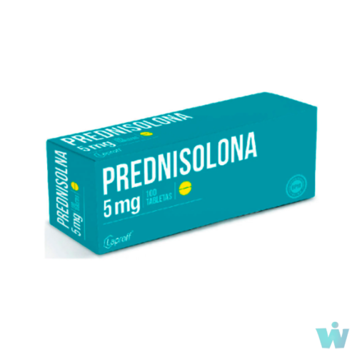 PREDNISOLONA 5 MG X 100 TBS