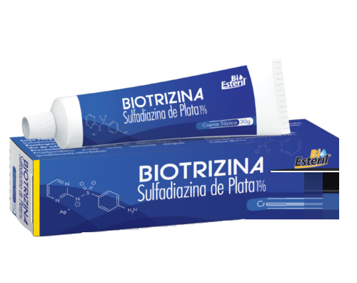 BIOTRIZINA SULFADIAZINA DE PLATA 1% CREMA TOPICA X 30 GR