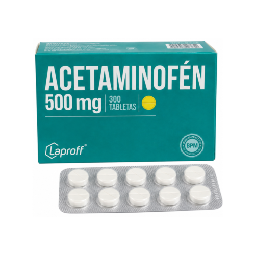 ACETAMINOFEN 500 MG CAJA X 300 TB LAPROFF