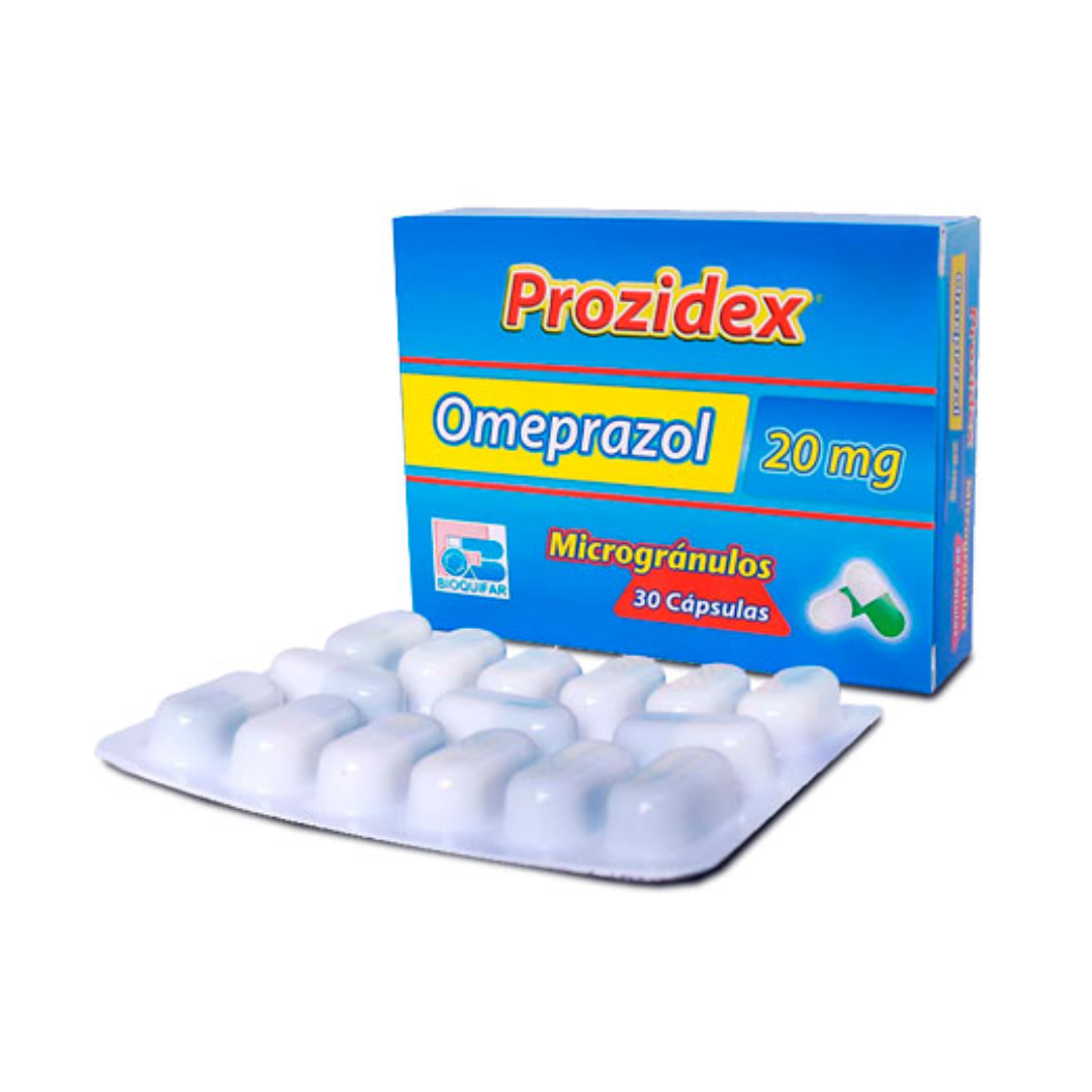PROZIDEX 20 MG CAPSULAS ( OMEPRAZOL ) CAJA X 30
