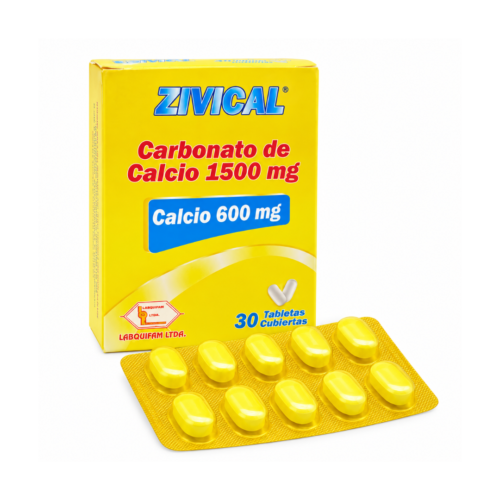 ZIVICAL CJA X 30 TBS CARBONATO CALCIO 600 MG