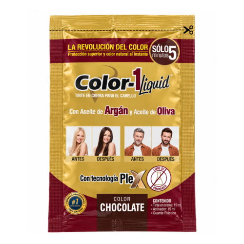 COLOR 1 CABELLO CHOCOLATE 15 ML SACHET