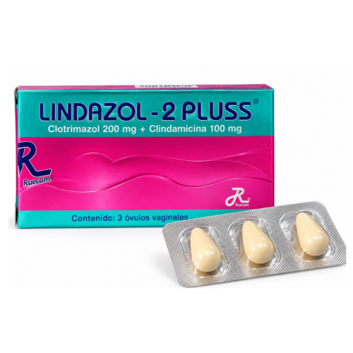 LINDAZOL 2 PLUSS X 3 OVULOS RUECAM