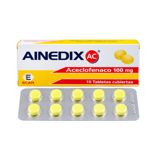AINEDIX CJAX 10 TBS ACECLOFENACO 100 MG