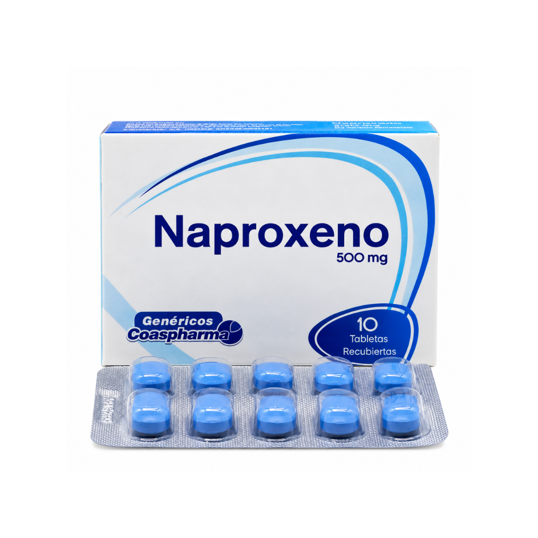 NAPROXENO 500 MG TAB X 10