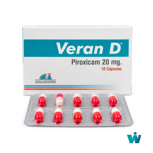 VERAN D X 10 CAPS (PIROXICAM 20 MG )