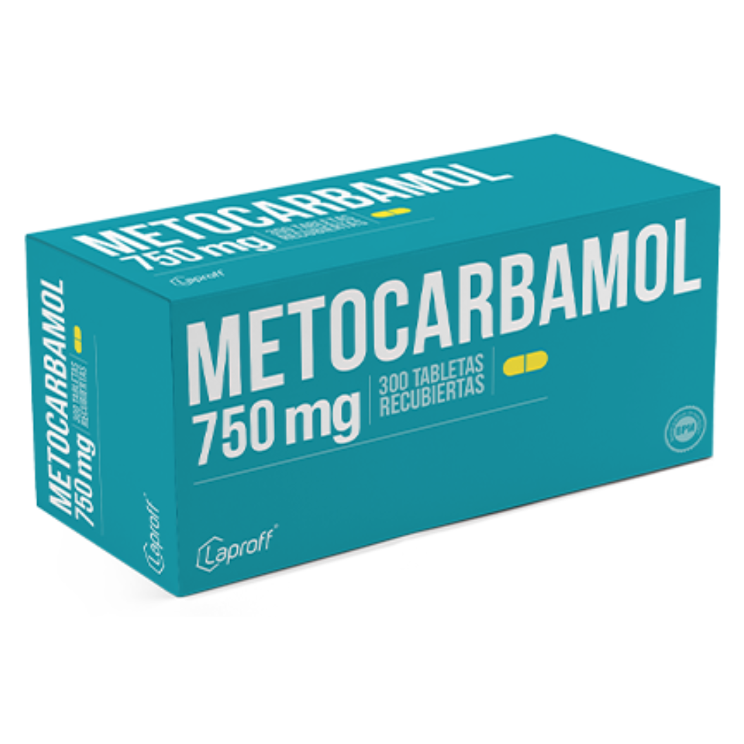 METOCARBAMOL 750 MG X 300 TBS