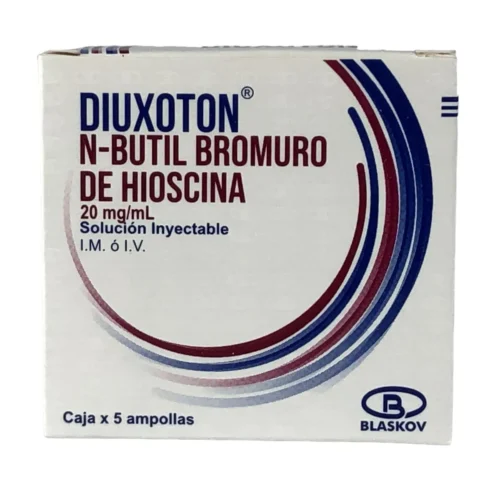 DIUXOTON CAJA X 5 AMPOLLAS HIOCINA DE BROMURO