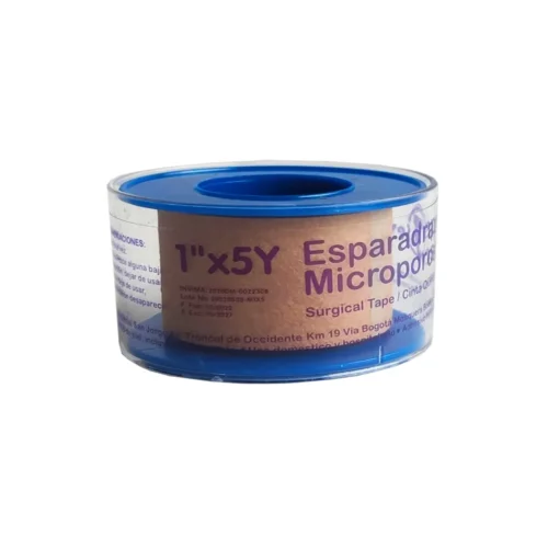 ESPARADRAPO 1'' X 5Y MICROPOROSO CAJA X 12 ROLLOS