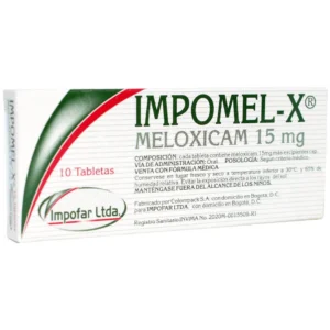 IMPOMEL-X MELOXICAM 15MG CAJA X 10 TABLETAS