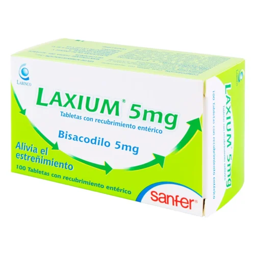 LAXIUM 5Mg (BISACODILO 5MG ) X 100 TB LABINCO