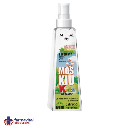 MOSKIU REPELENTE ORGANICO SPRAY X 120ML CITRICO HERBAL KIDS