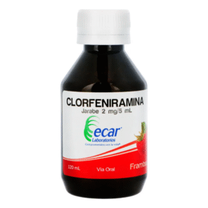 CLORFENIRAMINA JARABE 2MG/5ML X 120 ML