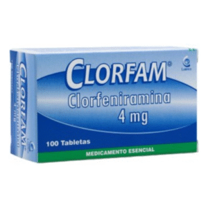 CLORFAM CLORFERINAMINA 4 MG X 100 TBS