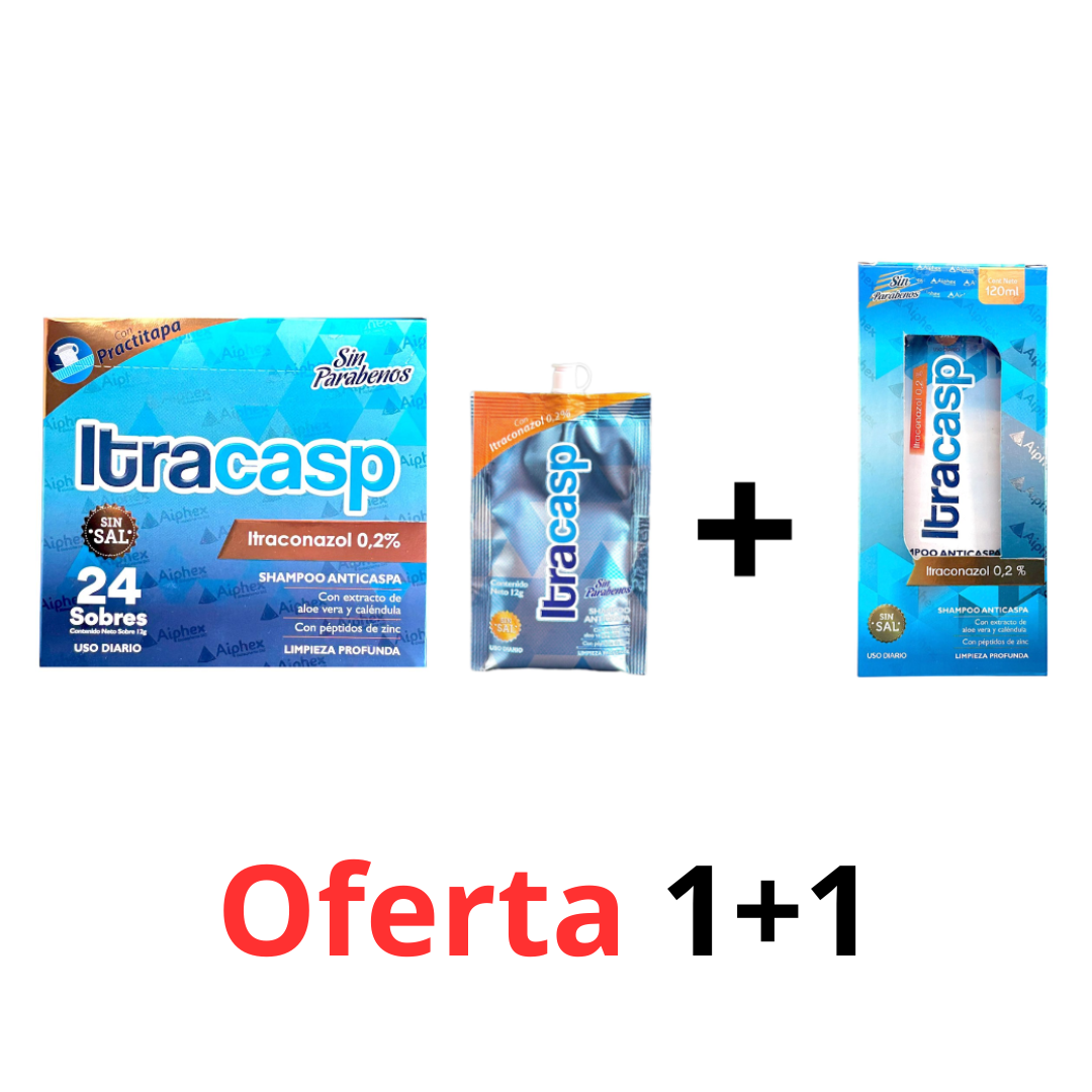 COMBO: ITRACASP X 120 ML + ITRACASP X 24 SOBRES