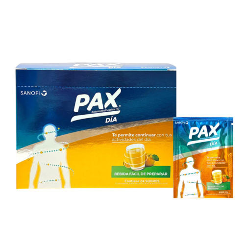 PAX DIA SOBRES X 24 SABOR NARANJA- ANTIGRIPAL