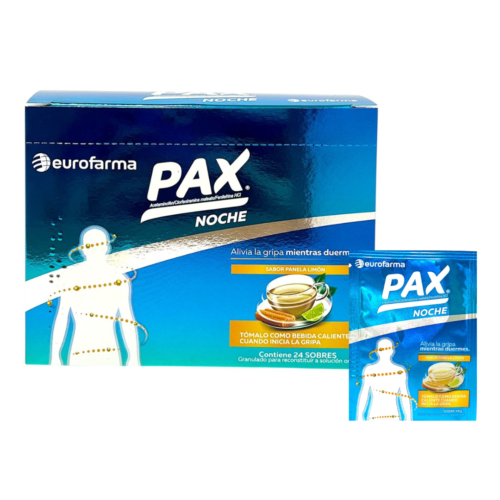 PAX NOCHE SOBRES X 24 SABOR LIMÓN Y PANELA