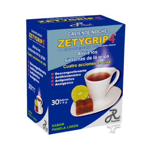 ZETYGRIP CALIENTE NOCHE CAJA X 30 SOBRES
