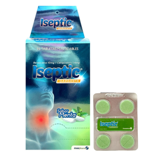 ISEPTIC MENTA X 96 PASTILLAS COAS