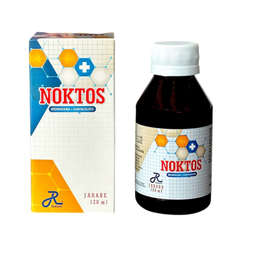 NOKTOS JARABE ADULTO BROHEMEXINA + GUAYACOLATO