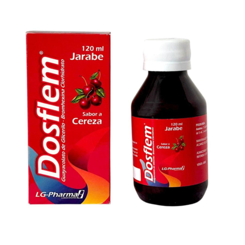 DOSFLEM JARABE ADULTO X 120 ML GUYACOLATO + BROMHEXINA