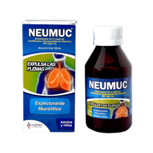 NEUMUC JARABE X 120ML BROMHEXINA + GUAYACOLATO