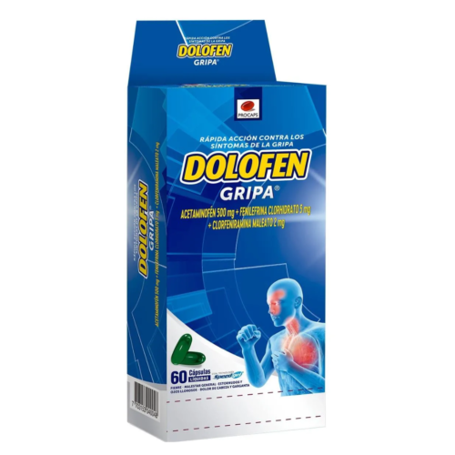 DOLOFEM GRIPA X 60 CP LIQUIDAS- ANTIGRIPAL